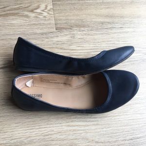 Navy Ballet Flats